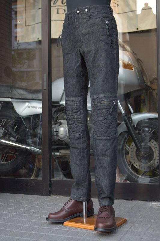 画像1: ネオウォームスクランブラーパンツ+膝プロテクター（裾加工込) (1)